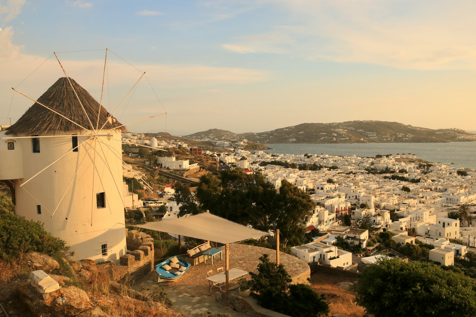 Windmills and Little Venice, Mykonos