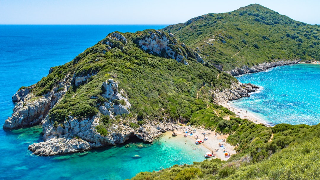 Porto Timoni double beach, Corfu